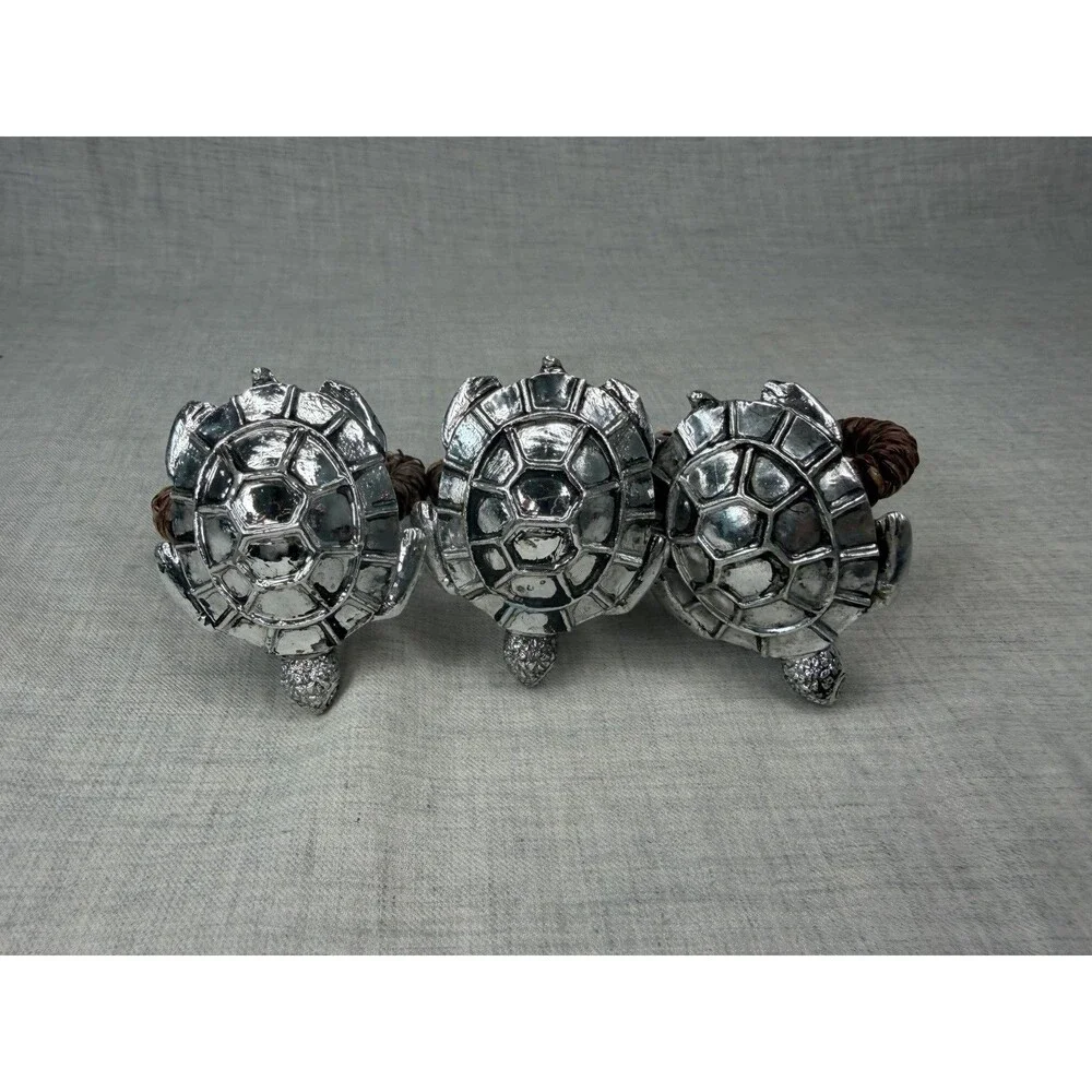 Coastal Ocean Napkin Rings Sea Turtles Set Of 3